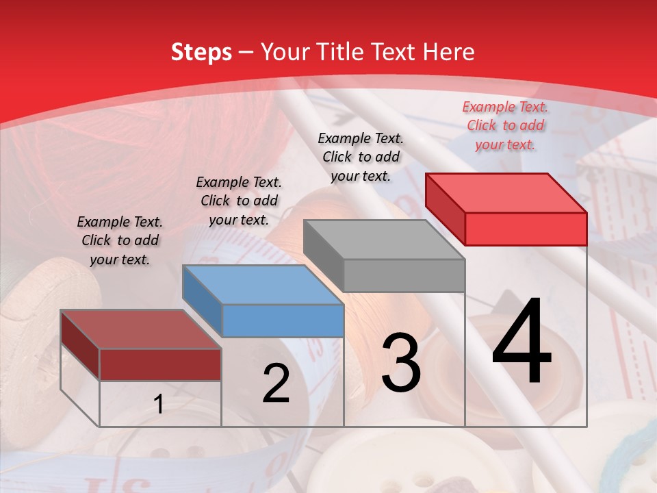 Embroidery Tailor Spool PowerPoint Template