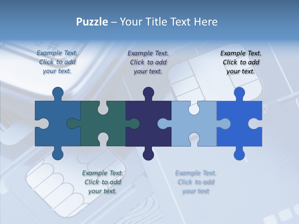 Communicate Security Simlock PowerPoint Template