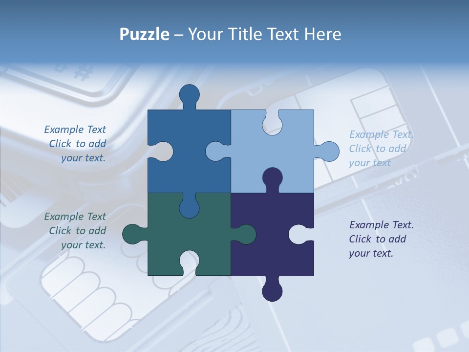 Communicate Security Simlock PowerPoint Template