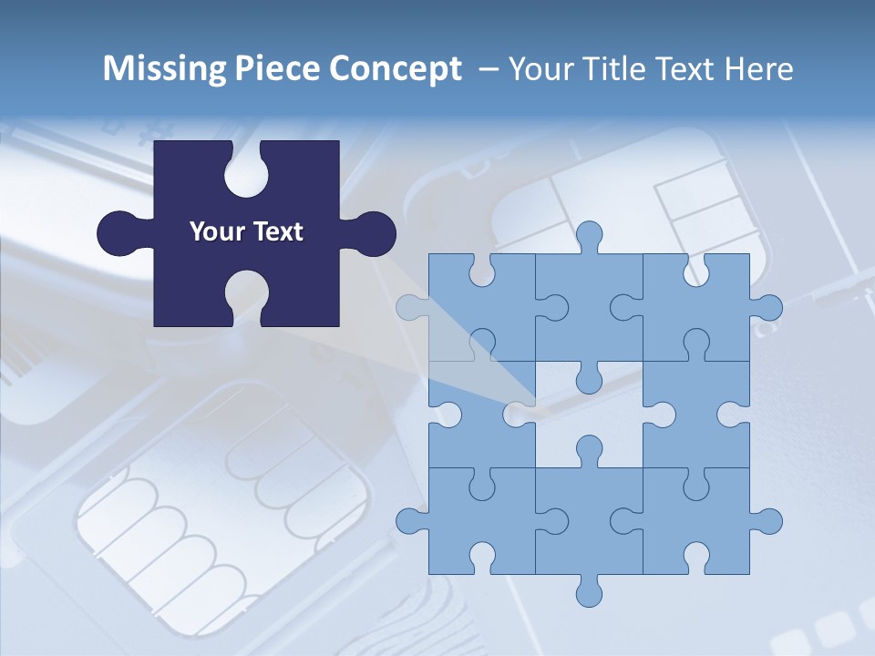 Communicate Security Simlock PowerPoint Template