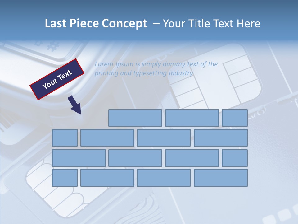Communicate Security Simlock PowerPoint Template