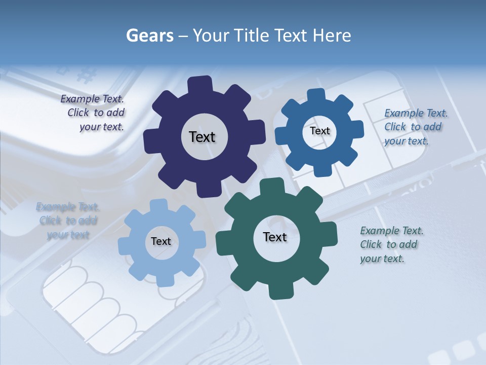 Communicate Security Simlock PowerPoint Template