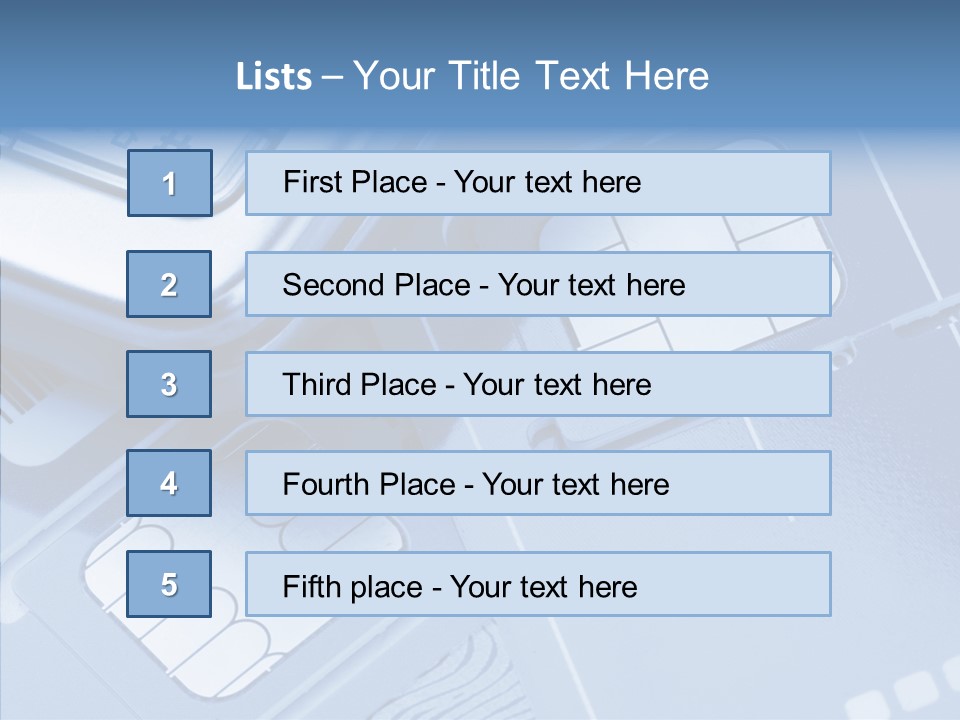 Communicate Security Simlock PowerPoint Template
