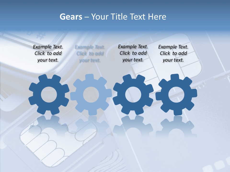 Communicate Security Simlock PowerPoint Template
