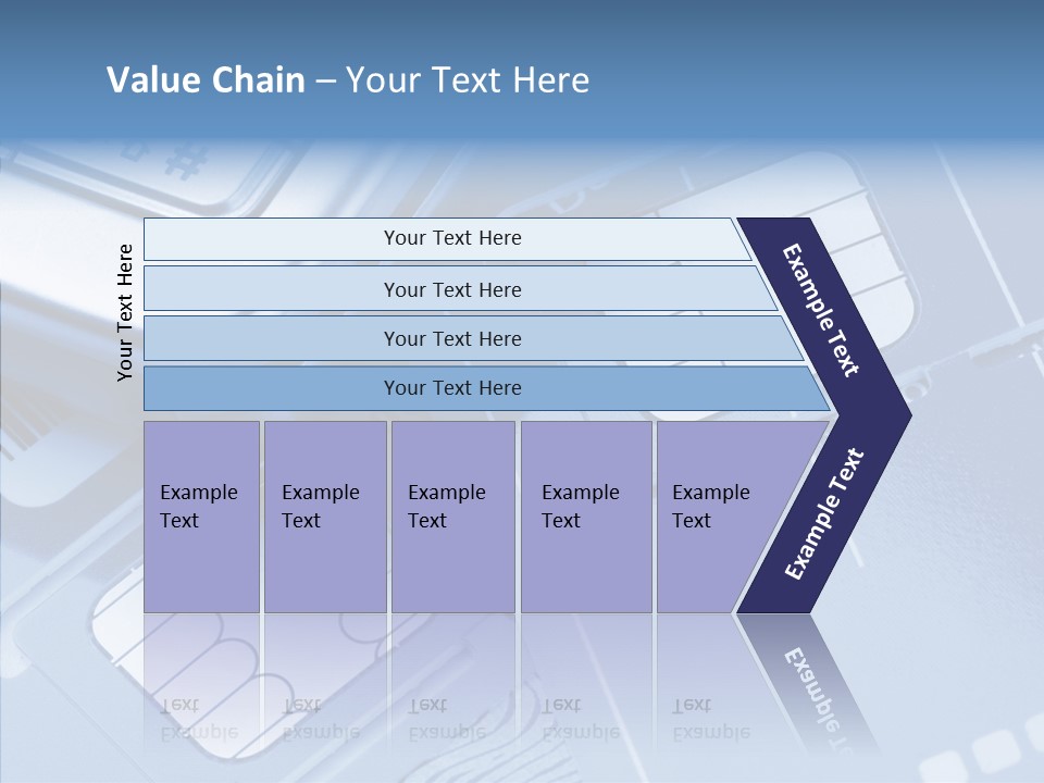 Communicate Security Simlock PowerPoint Template