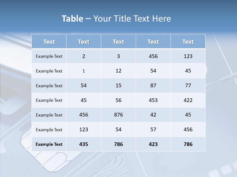 Communicate Security Simlock PowerPoint Template
