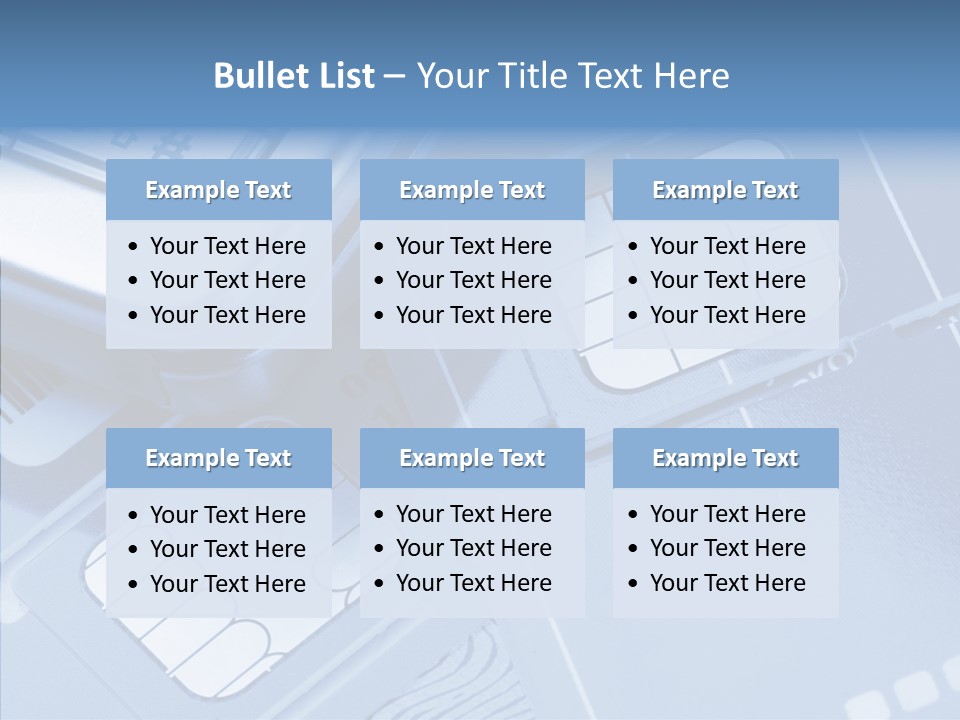Communicate Security Simlock PowerPoint Template