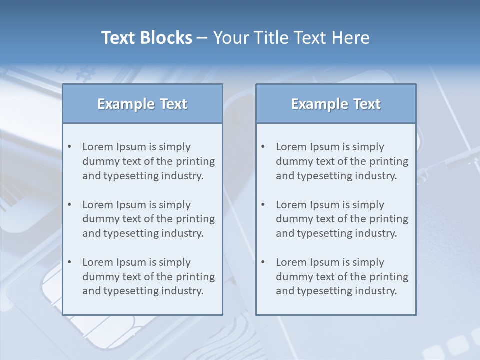 Communicate Security Simlock PowerPoint Template