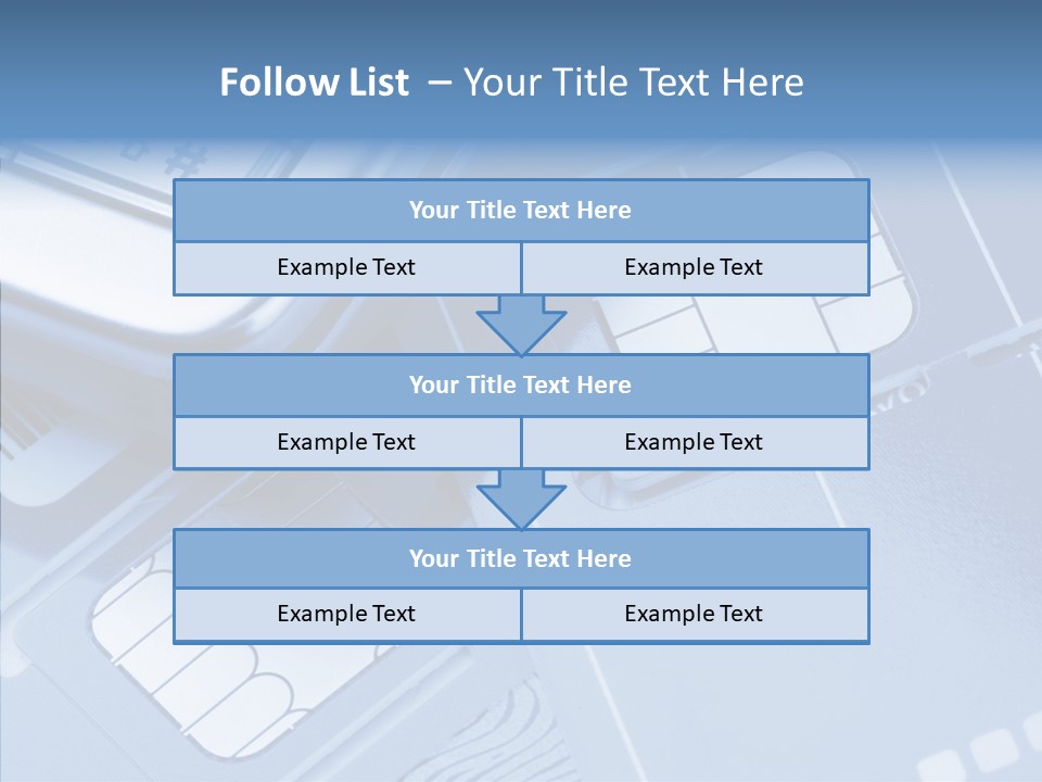 Communicate Security Simlock PowerPoint Template