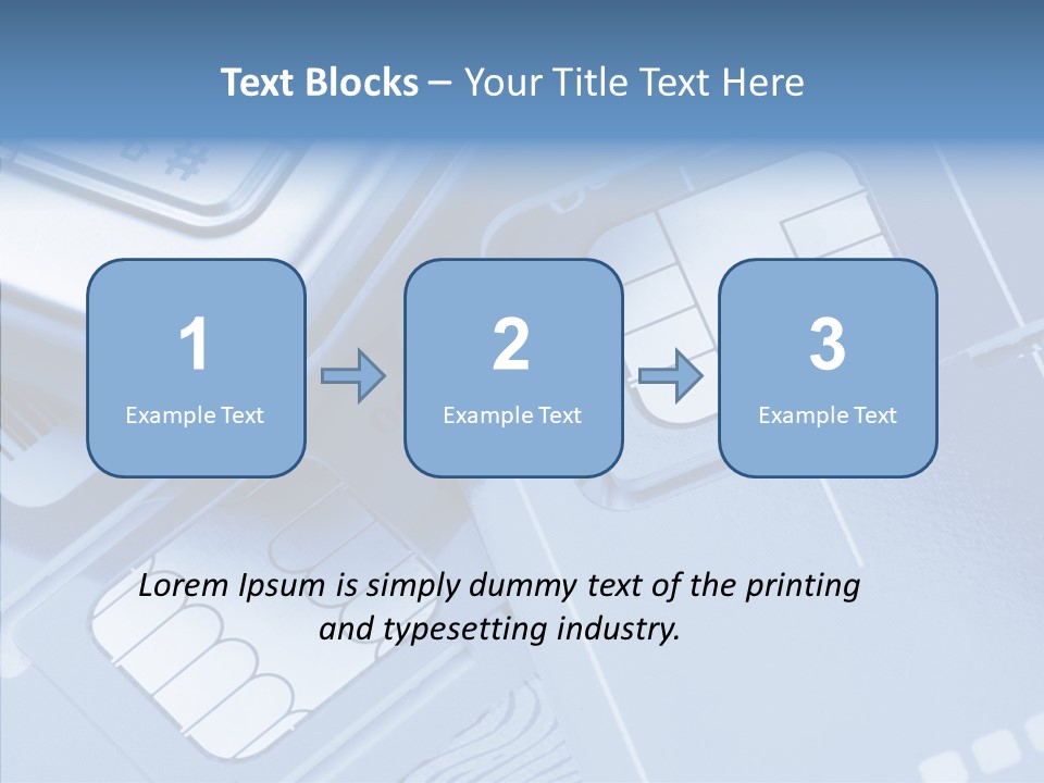 Communicate Security Simlock PowerPoint Template