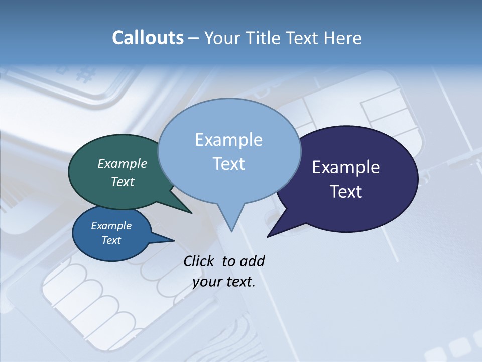 Communicate Security Simlock PowerPoint Template