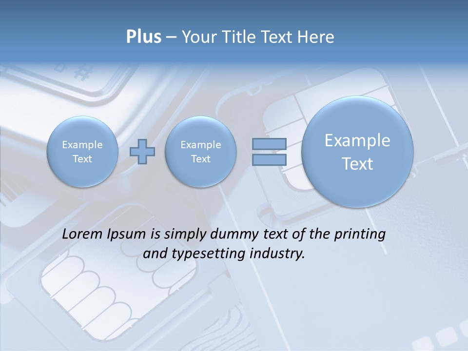 Communicate Security Simlock PowerPoint Template