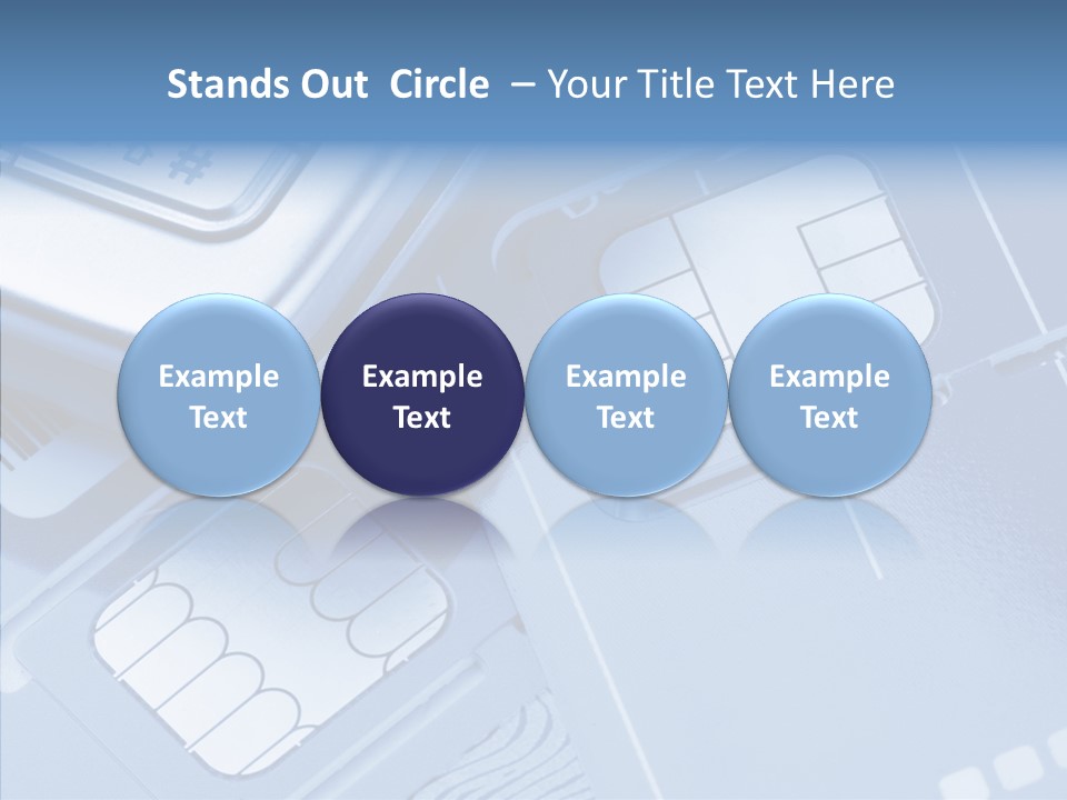 Communicate Security Simlock PowerPoint Template