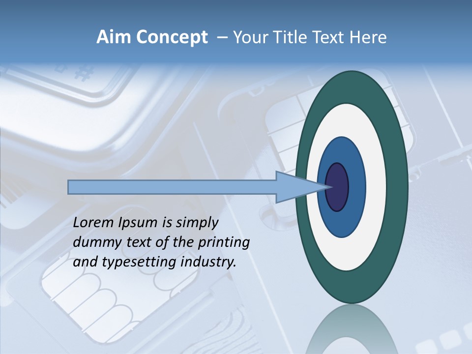 Communicate Security Simlock PowerPoint Template