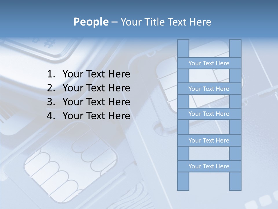 Communicate Security Simlock PowerPoint Template