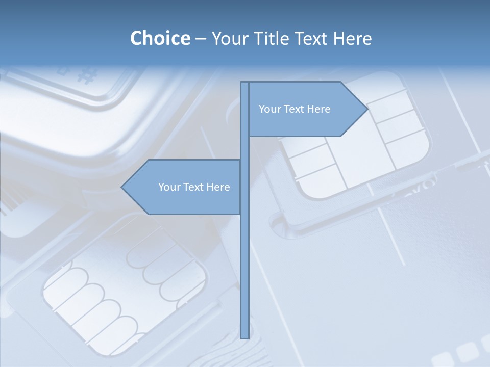 Communicate Security Simlock PowerPoint Template