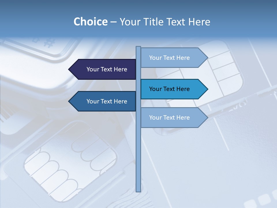 Communicate Security Simlock PowerPoint Template