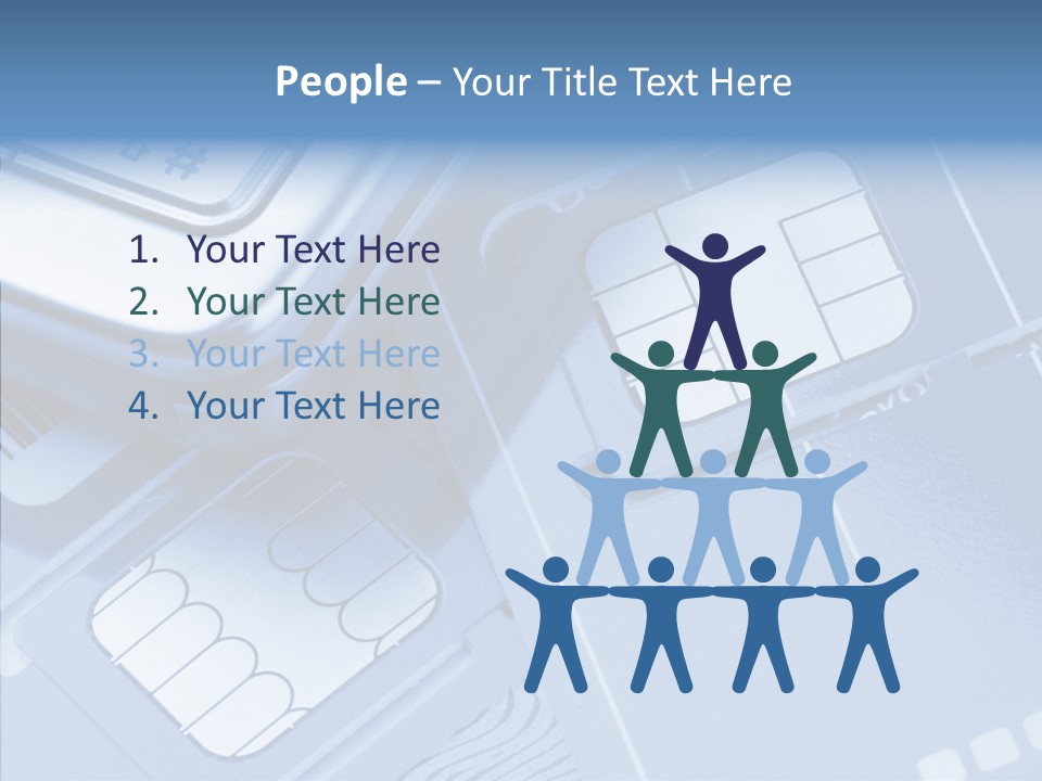 Communicate Security Simlock PowerPoint Template