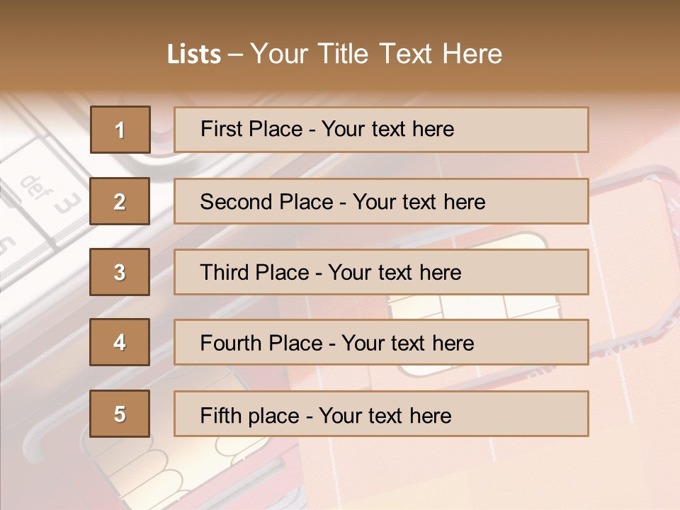 Operator Technology Electronics PowerPoint Template