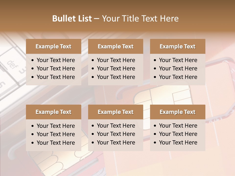 Operator Technology Electronics PowerPoint Template