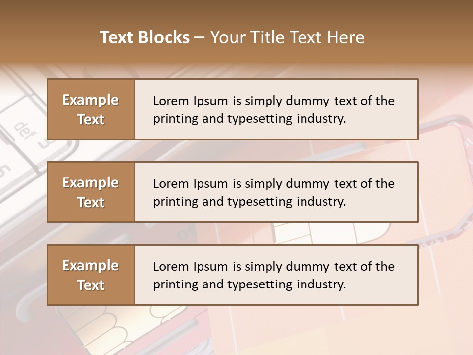Operator Technology Electronics PowerPoint Template