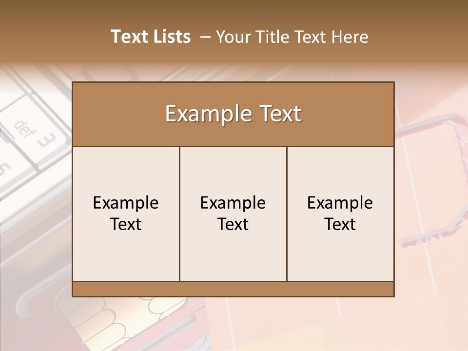 Operator Technology Electronics PowerPoint Template