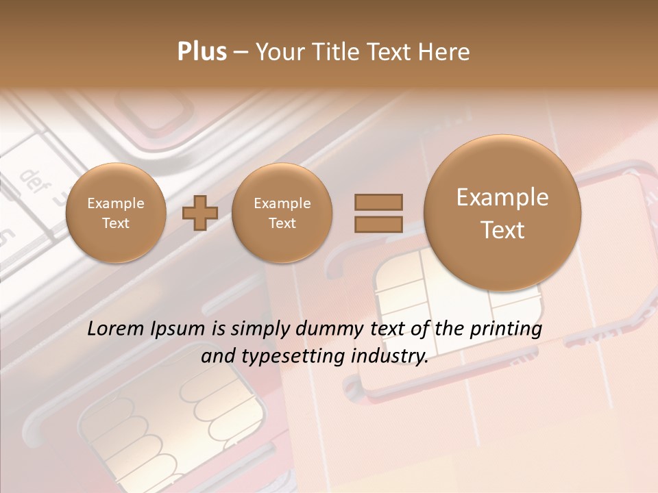 Operator Technology Electronics PowerPoint Template
