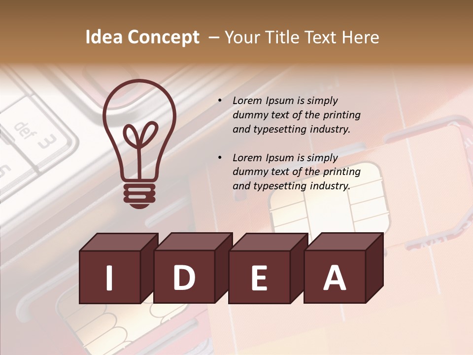 Operator Technology Electronics PowerPoint Template