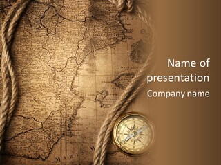 Canvas Longitude Stain PowerPoint Template