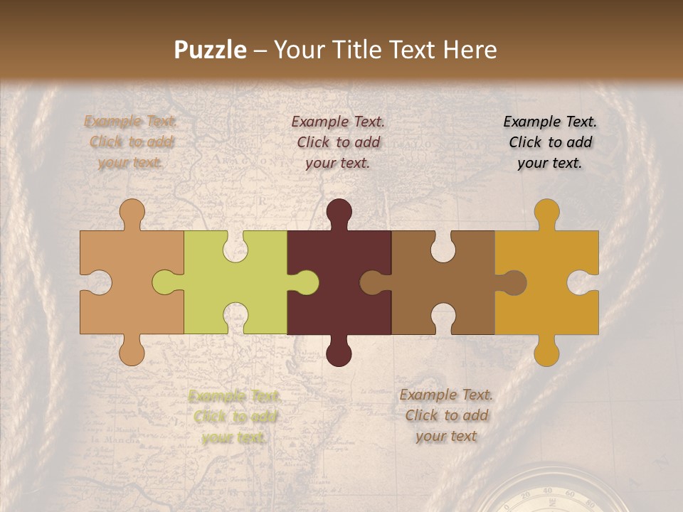 Canvas Longitude Stain PowerPoint Template