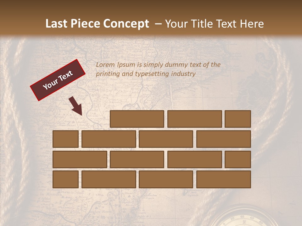 Canvas Longitude Stain PowerPoint Template