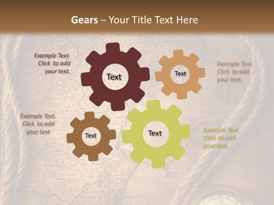 Canvas Longitude Stain PowerPoint Template