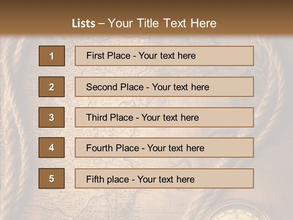 Canvas Longitude Stain PowerPoint Template