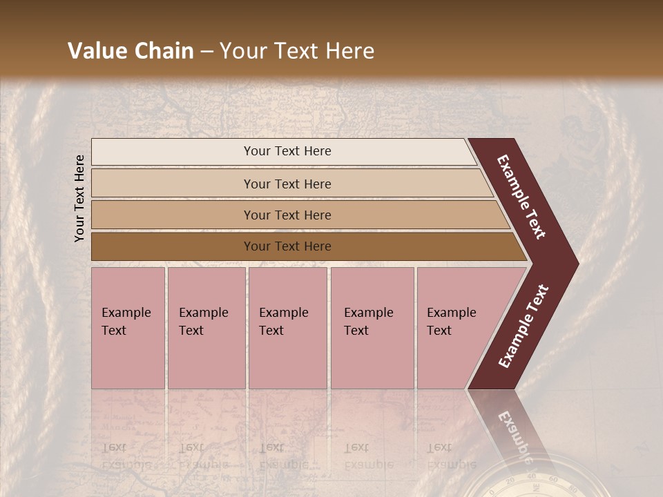 Canvas Longitude Stain PowerPoint Template