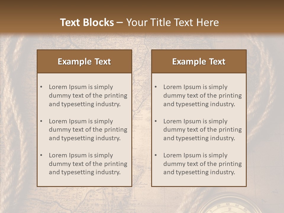 Canvas Longitude Stain PowerPoint Template