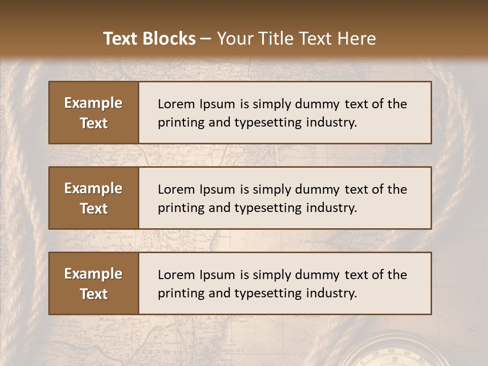 Canvas Longitude Stain PowerPoint Template