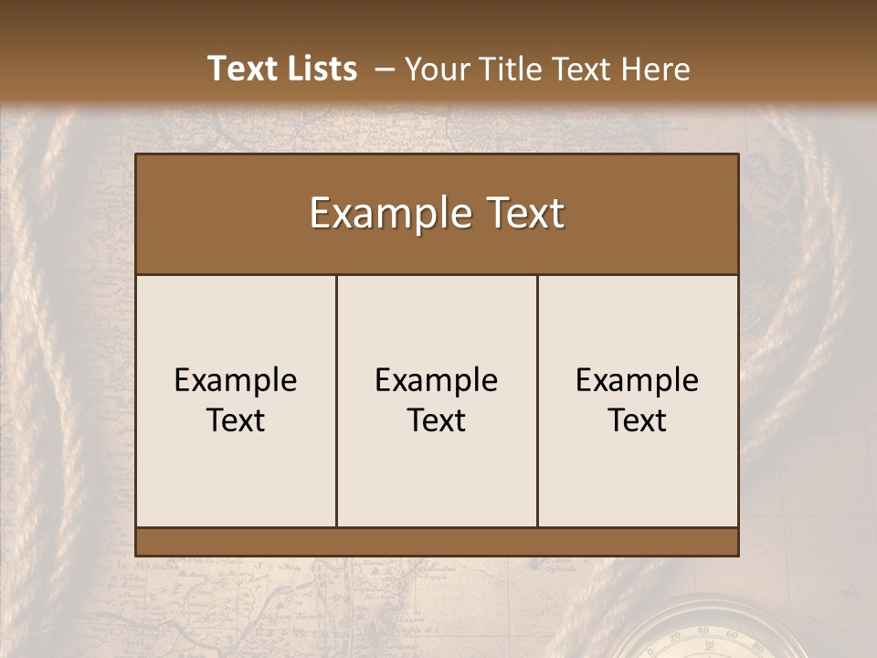 Canvas Longitude Stain PowerPoint Template
