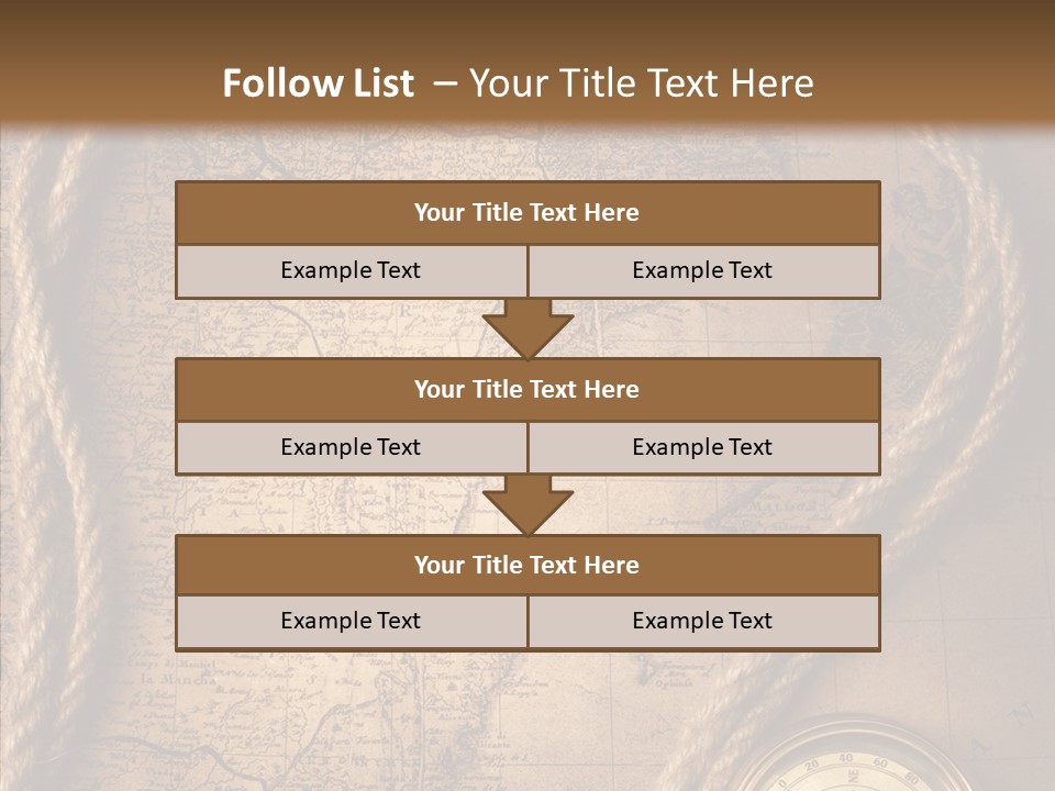 Canvas Longitude Stain PowerPoint Template