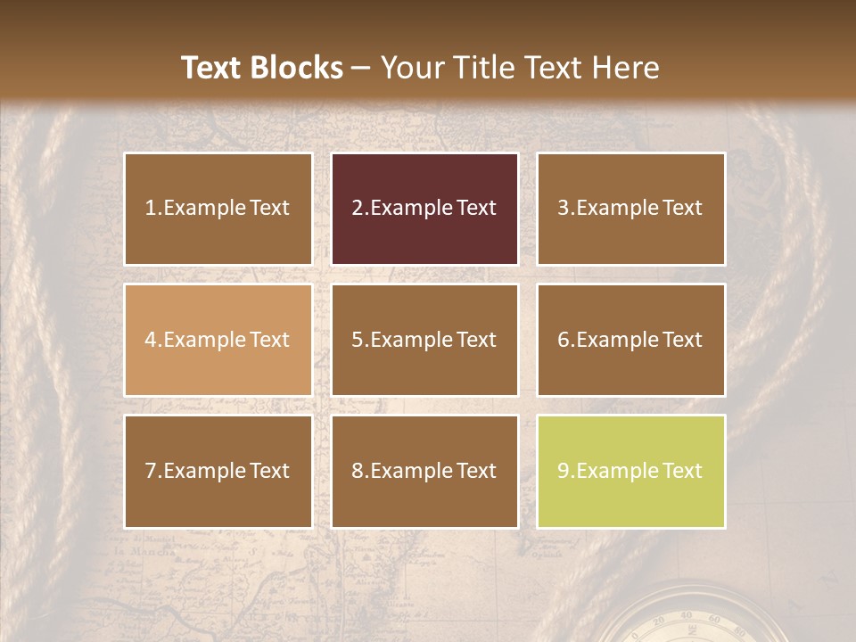 Canvas Longitude Stain PowerPoint Template