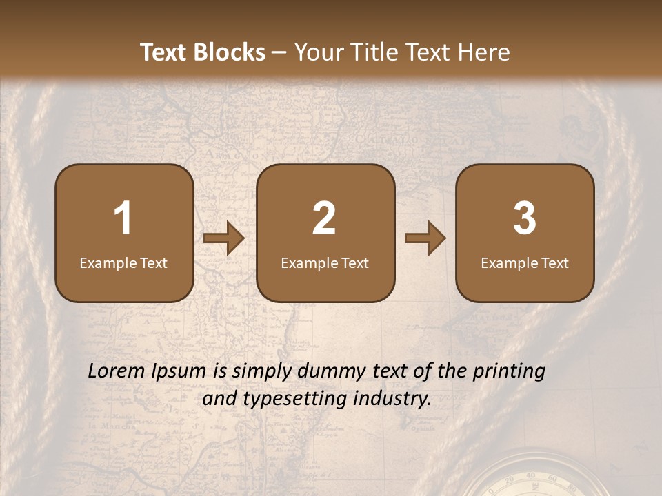 Canvas Longitude Stain PowerPoint Template