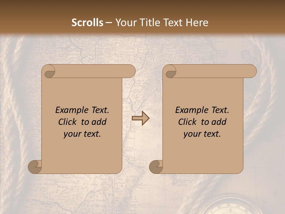 Canvas Longitude Stain PowerPoint Template