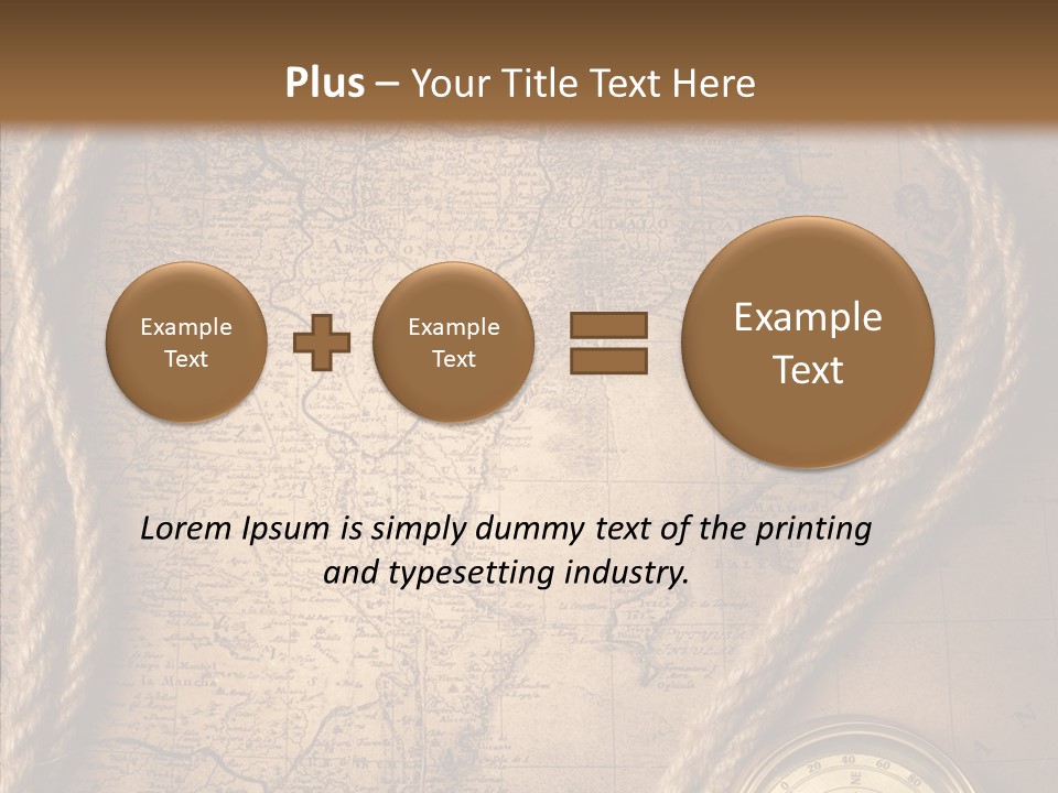 Canvas Longitude Stain PowerPoint Template