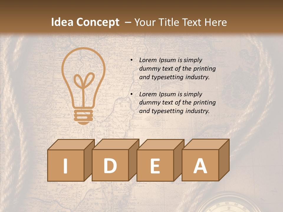 Canvas Longitude Stain PowerPoint Template