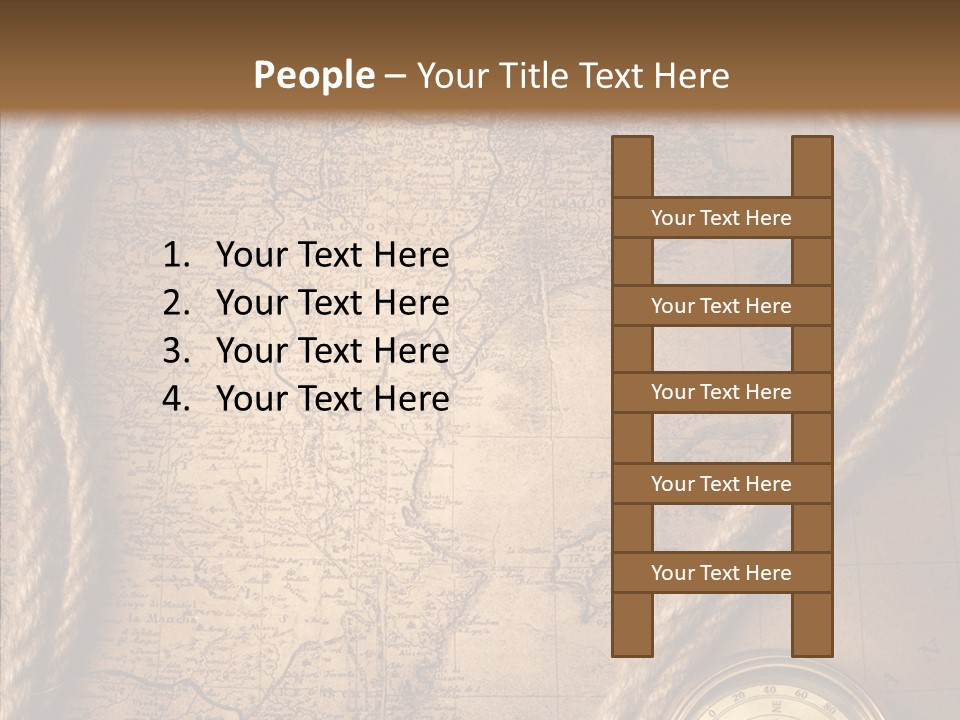 Canvas Longitude Stain PowerPoint Template