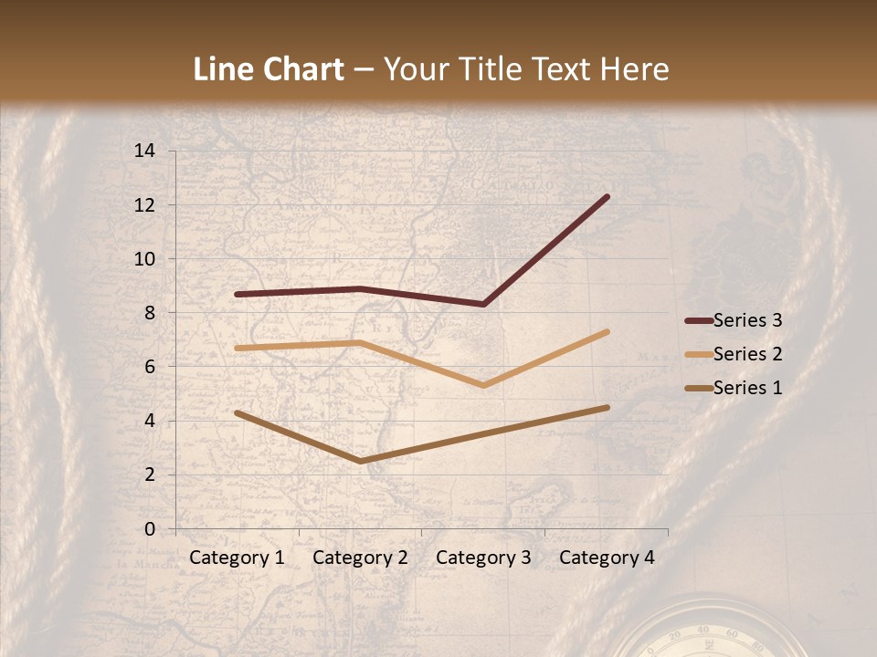 Canvas Longitude Stain PowerPoint Template
