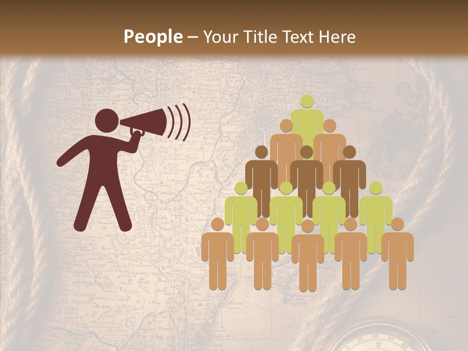 Canvas Longitude Stain PowerPoint Template