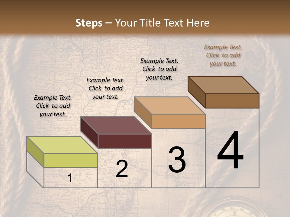 Canvas Longitude Stain PowerPoint Template