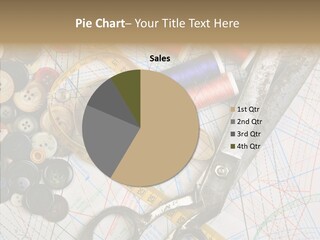 Measuring Tape Swatch Clothing PowerPoint Template