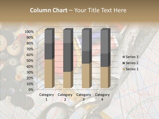 Measuring Tape Swatch Clothing PowerPoint Template