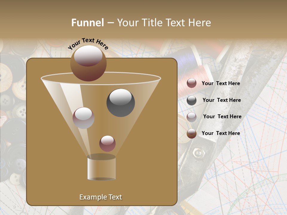 Measuring Tape Swatch Clothing PowerPoint Template